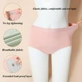 thumbnail image 3 of Women's Menstrual Period Panties Cotton Leakproof Underwear Protection Briefs 5 Pack, 3 of 6
