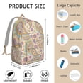 thumbnail image 5 of Boho Chic Backpack with Paisley Pattern, Perfect School College Bookbag for Students, Durable Daypack with Laptop Sleeve and Pockets, Great Gift for Women and Teens, 5 of 5