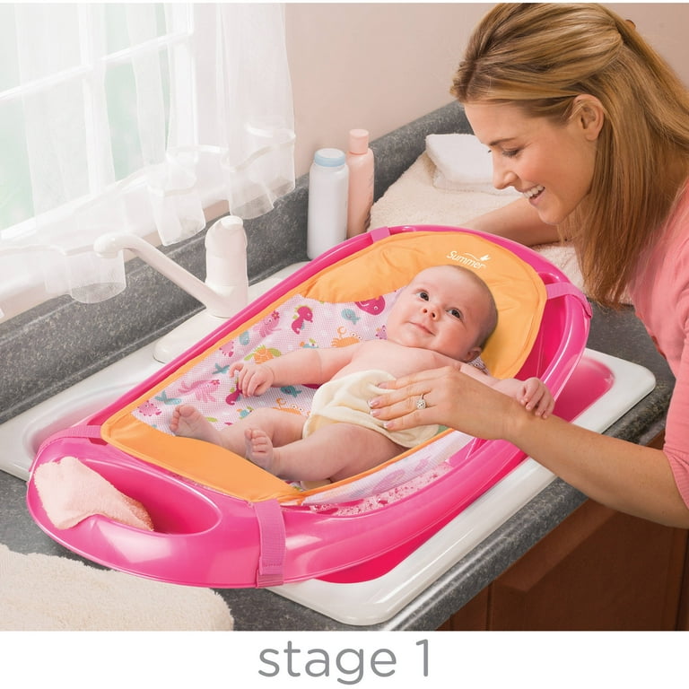 Splish n Splash Newborn to Toddler Tub Pink Walmart