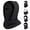 Black, variant on Outdoor Winter Warm Hat Neckband Integrated Cycling Mask, Sports Ski Head Face Cover, Windproof Cold Pullover Neck Mask