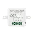thumbnail image 1 of Module Wi-Fi 1CH Switch Mini Smart avec Commande Vocale, Contrôle par Application pour Téléphone Mobile, Fonction de Minuterie, Compatible avec l'Assistant Google, Amazon Alexa LED 300W, 10A, 1 of 8