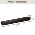 thumbnail image 4 of Enogets Wall Mount Coat Rack, 6 Hidden Hooks & Storage Organizer for Entryway, Living Room, Bedroom (Black), 4 of 10