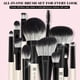 thumbnail image 2 of Kit de 12 Pinceles de Maquillaje Profesional - Brochas Doble Uso para Base y Contorno, Kabuki para Polvo - Ideal para Regalo (Color Negro), 2 of 7
