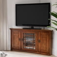 thumbnail image 3 of Mission Corner TV Stand with Three Doors in Mission Oak, 46-Inch, 3 of 19