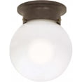 thumbnail image 1 of Nuvo Lighting 60-247 1 Light - 6 in. - Ceiling Mount - White Ball, 1 of 1