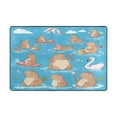 thumbnail image 7 of Non-Slip Area Rug 36"x24" Indoor Washable Floor Mats Carpet Printed for Living Room, Bedroom, Home Decor Capybaras Pattern, 7 of 7