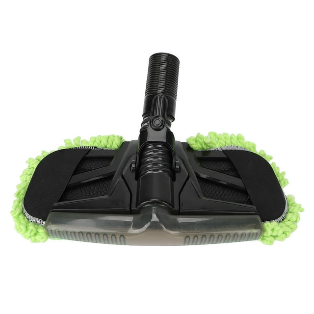 Dust Collector Floor Brush, 2 in 1 Fibre Cloth Easy Clean Reusable Cleaning Performance Cleaner Floor Brush for Kitchen