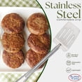 thumbnail image 3 of Alpine Cuisine Professional Cookware Stainless Steel Slotted Spatula - Thin Slotted Spatula Heat Resistant for Cooking, Frying, Grilling & Flipping Fish Meat Eggs - Easy to Clean, 3 of 7