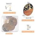 thumbnail image 2 of DIY Dangle Earring Making Kits Including Resin & Round with leopard Pattern Walnut Wood Pendants Brass Earring Hooks & Jump Rings Mixed Color 44pcs/box, 2 of 5