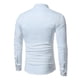 thumbnail image 3 of pstuiky manga larga de hombre, Camisas casuales de manga larga con cuello vuelto y botones lisos para hombre camisetas de hombre m, 3 of 4