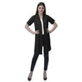 thumbnail image 2 of Moomaya Womens Half Sleeve Shrug Open Front Long Cardigan Lightweight Summer Fit, 2 of 7