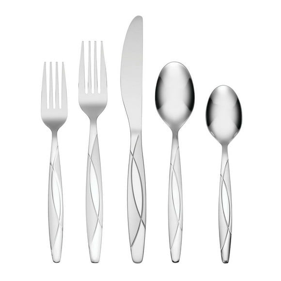 Cambridge Swoon Sand 18/0 Stainless Steel 20 Piece Flatware Set