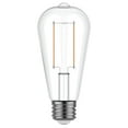 thumbnail image 3 of GE Reveal HD+ LED Light Bulbs, 60 Watt, ST19 Edison Bulbs, Medium Base, 2pk, 3 of 7