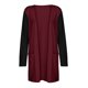 thumbnail image 3 of Blusa informal de retazos para mujer, cárdigan de manga larga con bolsillo, abrigo Fridja  po4430, 3 of 4
