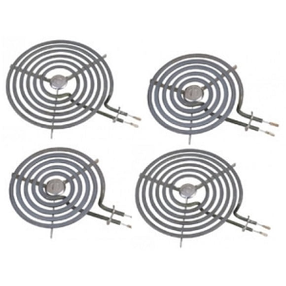 Hotpoint Stove 6" and 8" Plug In Range Surface Element 4pk SU121 SU122
