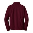 thumbnail image 6 of Yellow Rooster Men's Long Sleeve Value Male Fleece Jacket Maroon 3XL, 6 of 6
