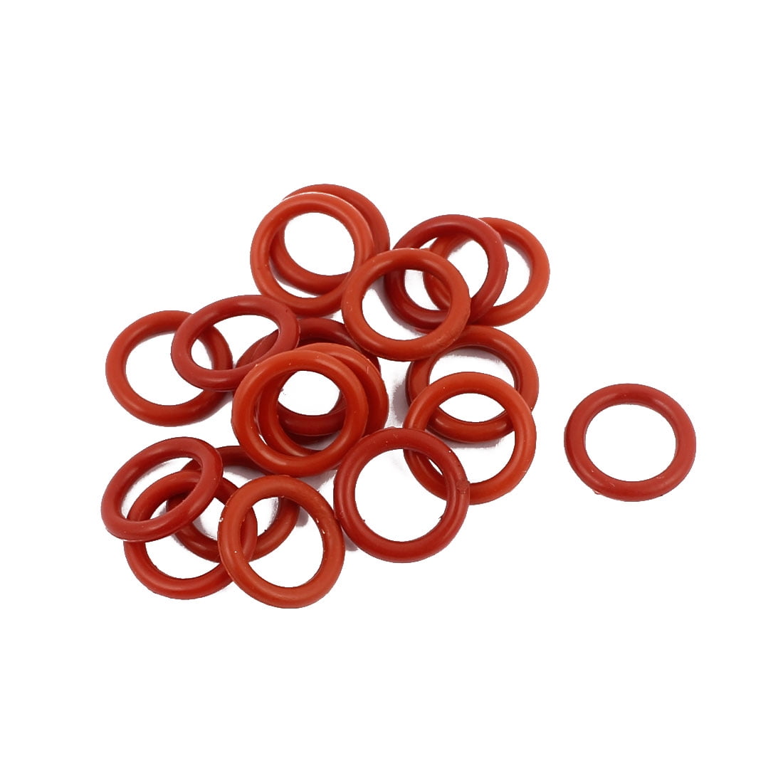 20pcs 12mmx1.9mm Heat Resistant Silicone O Ring Oil Sealing Ring Gasket ...