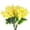 Yellow, variant on 4PCS Artificial Wisteria Bundle Fake Hyacinth Flowers Silk Floral Bouquet Arrangements Home Garden Fences Restrant Hotel Parties Wedding Simulation Decor, White