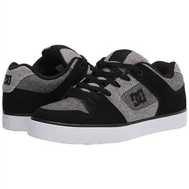 DC Shoes Pure Men\'s Sneakers Classic Leather Skateboarding Size Black 11.5