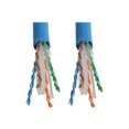 thumbnail image 4 of Eaton Tripp Lite Series Cat6 Gigabit Solid Core Plenum-Rated UTP CMP PVC Bulk Ethernet Cable, Blue, 1000 ft. (304.8 m) - Bulk cable - 1000 ft - UTP - CAT 6 - plenum, solid - blue, 4 of 5
