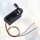 thumbnail image 3 of Case de soporte de batería profesional de 9V para recogida de bajo de guitarra activa con cable de batería (negro), 3 of 6