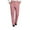 Pink, variant on WREESH Men's 4-Way Stretch Office Pants - Printed Dress Pants with Hidden Pockets, Business Casual Wear