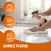 Weiman Granite & Stone 3-in-1 Cleaner, Polish & Protect for Granite and Stone Countertops, 16 fl oz