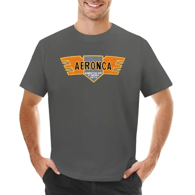 Camiseta Aeronca Aircraft USA ropa kawaii para fanáticos de los deportes ropa estética camisetas de algodón para hombres