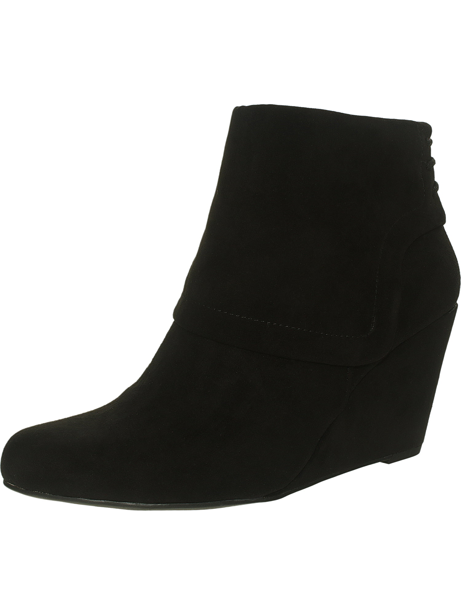 Jessica Simpson Women's Reaca Suede Black Ankle-High Boot - 6.5M ...