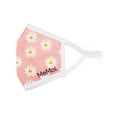 thumbnail image 4 of MeMoi Daisies Kids Unisex Face Covering, One Size, Pink, 4 of 5