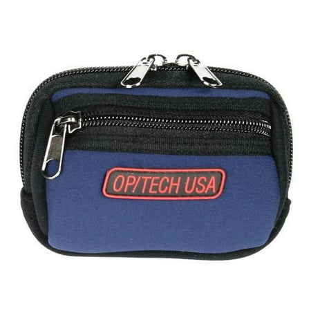 Digital Camera Belt Pouch Op/Tech Zippeez, Soft Belt Style Pouch for Small Digital Point-n-Shoot Cameras, Small, Navy ()