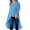 Blue, variant on Ruyang Women's Elegant Long Sleeved Fashionable Solid Color Loose Collar Shirt for Women The Strokes Top Top and Tail