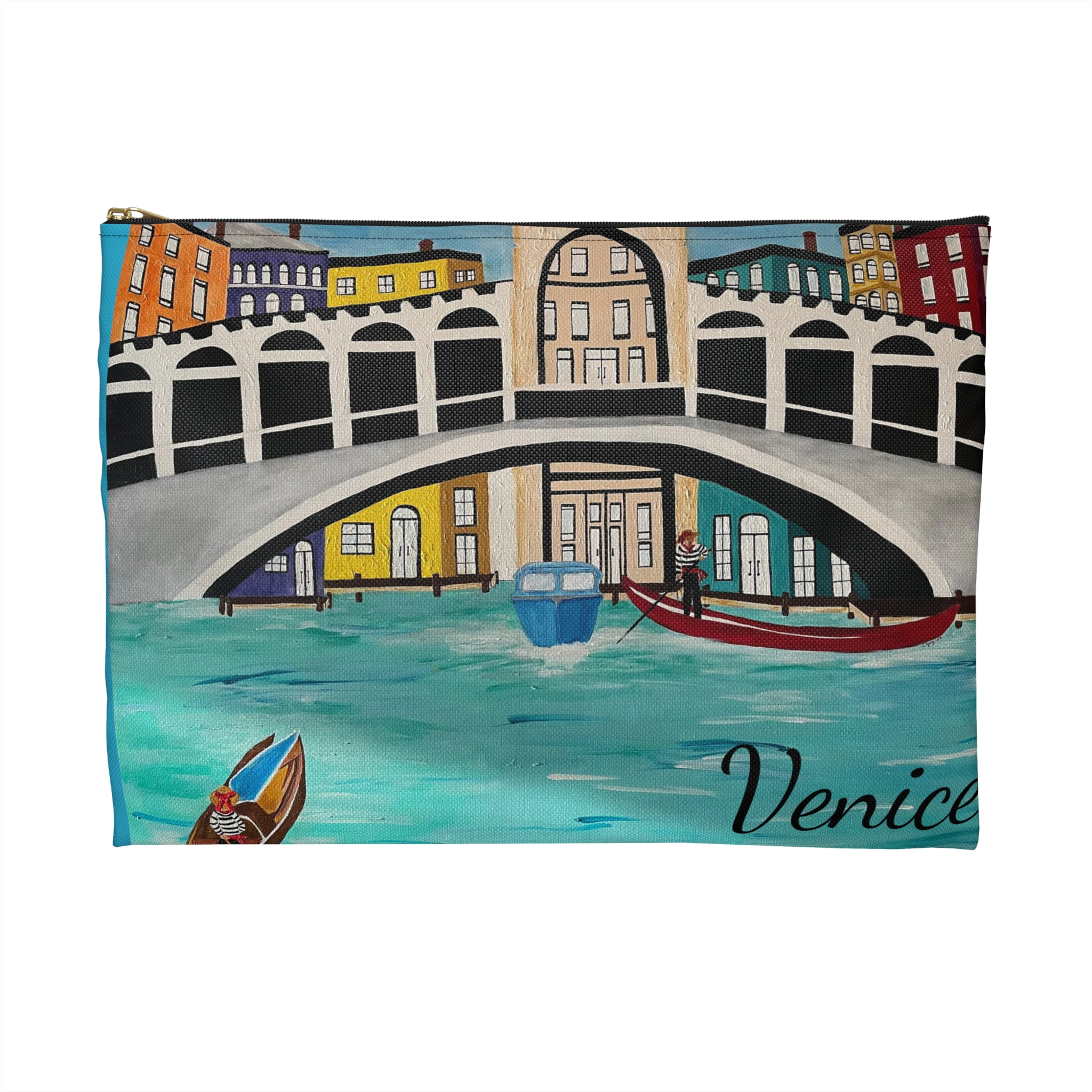 Venice Travel Pouch  - Durable and Versatile Cosmetic Bag or Pencil Case