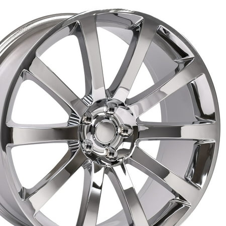 OE Wheels 22 Inch Fits Chrysler 300 Challenger SRT8 Charger SRT8 Magnum 300 SRT Style CL02 Chrome 22x9 Rim Hollander