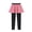 Red Plaid, variant on BULLPIANO Toddler Girls Leggings Pants with Tutu Skirts Kids Culottes Footless Tights 3-11Y