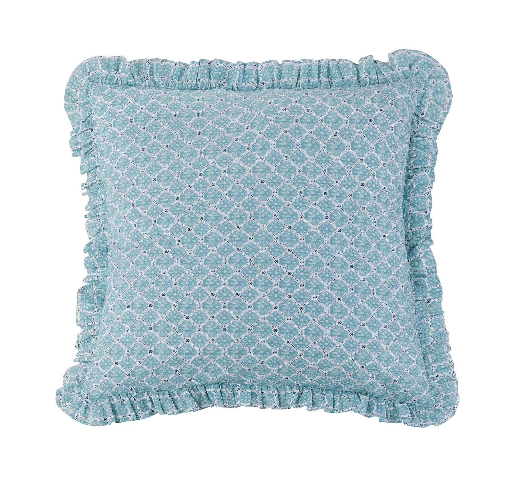 The Pioneer Woman Washy Trellis 3-Piece Bedskirt and Sham Set
