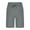 Gray, variant on Men's Shorts Summer Casual Fashion Solid Shorts With Pocket Elastic Waist Shoort Pants