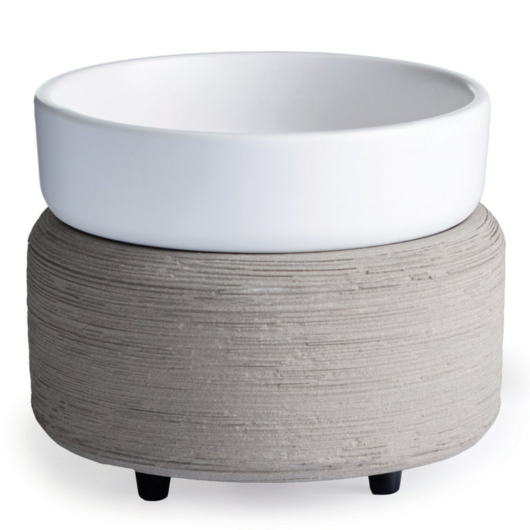 Grey Ceramic Electric Wax Melter & Candle Warmer  Simple Scents – Simple  Scents by Simpleness Collection