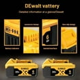 thumbnail image 5 of 8 Original DEWALT battery 20V 5/6Ah rechargeable lithium-ion battery，DCB205 DCB201 DCB203 Power Tool battery. DEWALT 20V battery, 5 of 10
