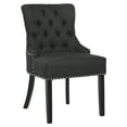 thumbnail image 1 of HOMCOM Button-Tufted Dining Chair, Upholstered Accent Chair (Set of 1), 1 of 10