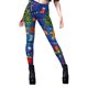 thumbnail image 3 of Gibobby Leggings deportivos mujer Leggings de yoga navideños para mujer Leggings de levantamiento de cadera con impresión digital navideña(Azul,G), 3 of 5