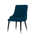 thumbnail image 6 of Manhattan Comfort Eda Dining Chair with Solid Wood Frame in Midnight Blue, 6 of 6