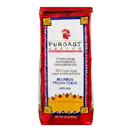 Puroast Coffee Ground Bourbon Pecan Torte, 12.0 (Best Bourbon For Coffee)