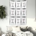 thumbnail image 3 of Arrow Decor Wall Hanging Tapestry, Hand-drawn Arrow Pattern with Little Cute Hearts Native Romantic Modern Illustration, Bedroom Living Room Dorm Accessories, 40 X 60 Inches, by Ambesonne, 3 of 5