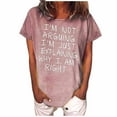 thumbnail image 2 of Babysbule Womens Plus Size Tops Women's Fashion Floral Plant Print Female Round Neck Loose T-shirt Outfit s, 2 of 5