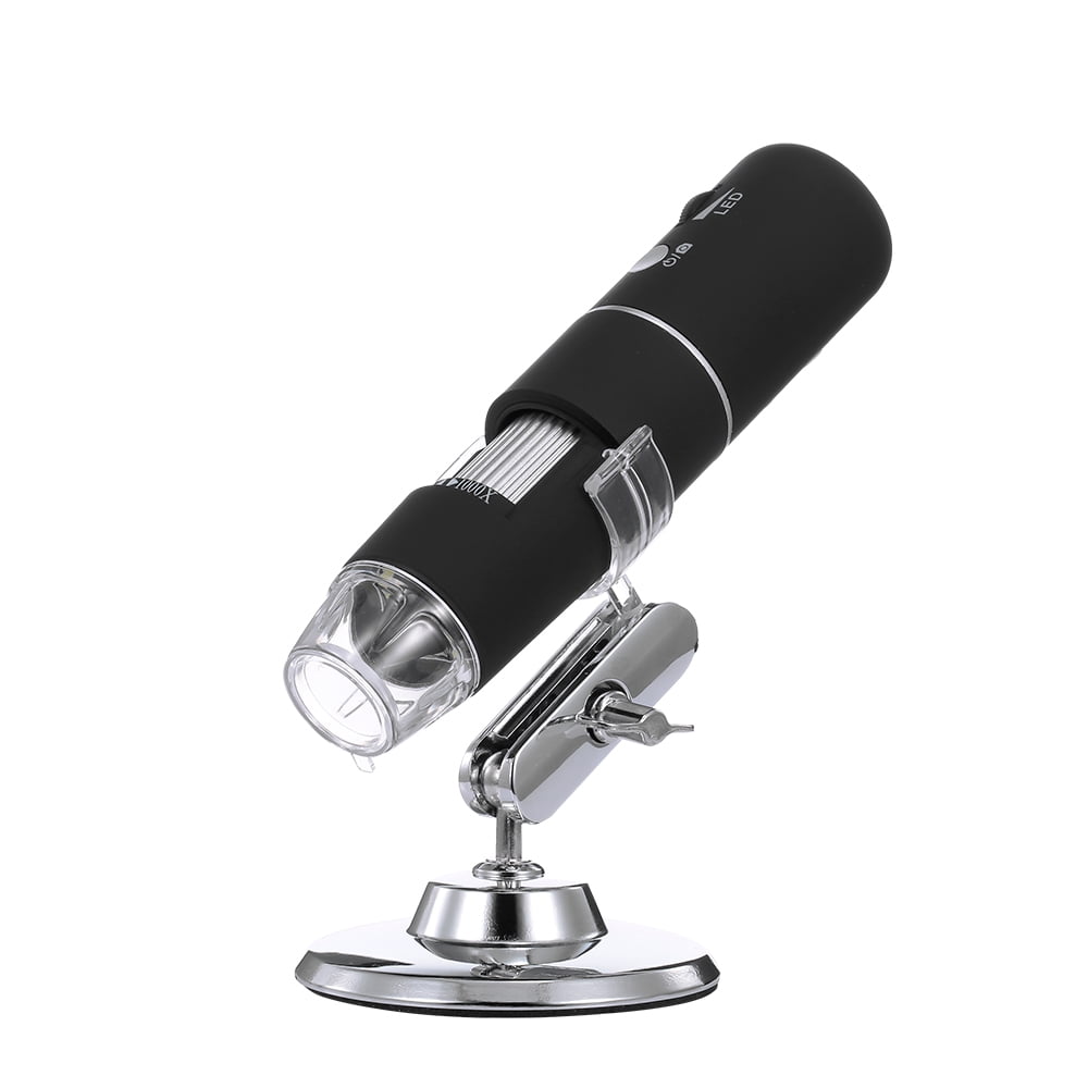 50X to 1000X Magnification USB Microscope 2.0 MP Handheld Mini WiFi Microscope Camera 8 LED Lights 1080P HD Compatible with iOS Android Smartphone Windows Mac YVELINES Wireless Digital Microscope 