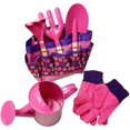 thumbnail image 1 of Juego de herramientas de jardinería para niños, fácil de llevar y plegable Juego de herramientas de jardinería para niños Multiusos oso de fresa  Hogar, 1 of 5