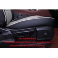 thumbnail image 5 of EKR Custom Fit Encore Car Seat Covers for Buick Encore GX 2020-2026-Full Set Leather Seat Protecter Waterproof(Black with Gray), 5 of 6