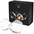 thumbnail image 1 of Set de 4 Vasos de Cóctel MyGift Inclinados de Cristal para Whisky 360 mL, 1 of 7