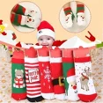 thumbnail image 2 of 1 par de calcetines de algodón de invierno para bebés y niños, calcetines para niños, Terry, copo de nieve, alce, Papá Noel, oso de Navidad, regalo, ropa barata, 2 of 5